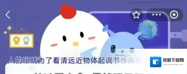 人的眼睛为了看清远近物体起调节作用的是哪个部位