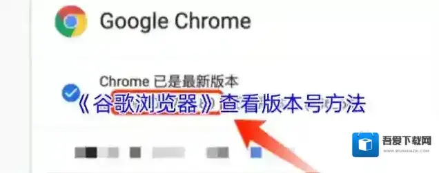 谷歌浏览器版本号