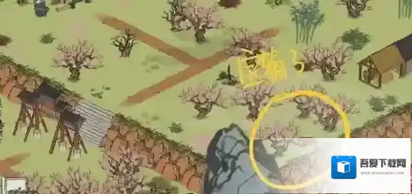 江南百景图桃花树下