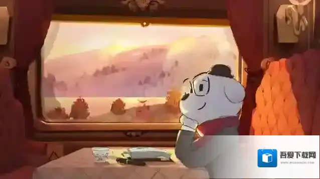 落日山丘八音盒