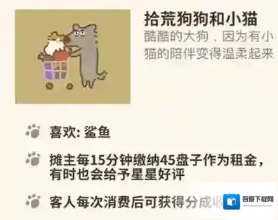 动物餐厅拾荒狗狗和小猫怎么解锁 作用介绍攻略