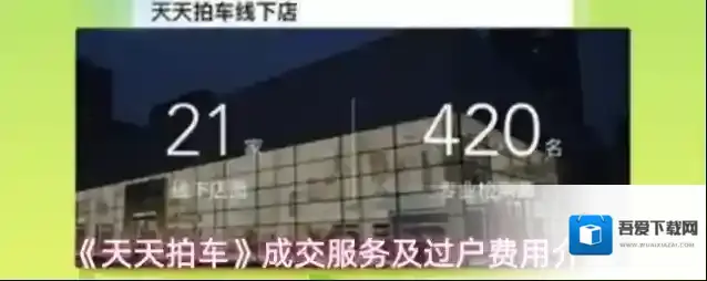 《天天拍车》成交服务及过户费用介绍