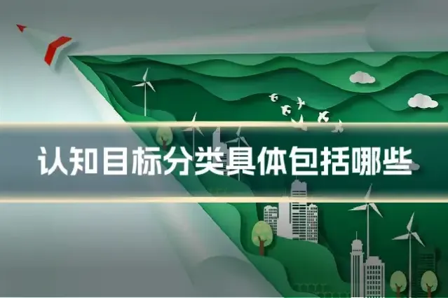 认知目标分类具体包括哪些