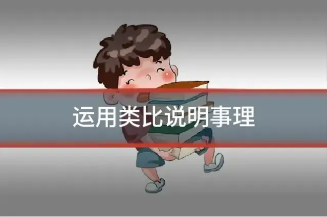 运用类比说明事理