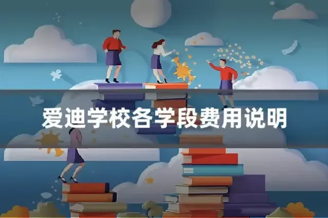 爱迪学校各学段费用说明