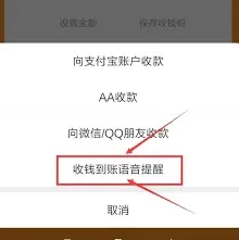 支付宝收款语音播报功能开启操作指南