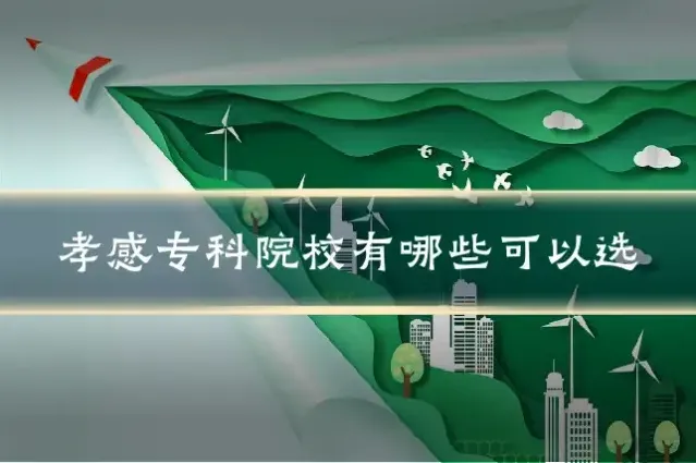 孝感专科院校有哪些可以选