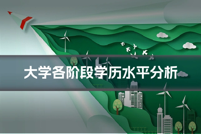 大学各阶段学历水平分析