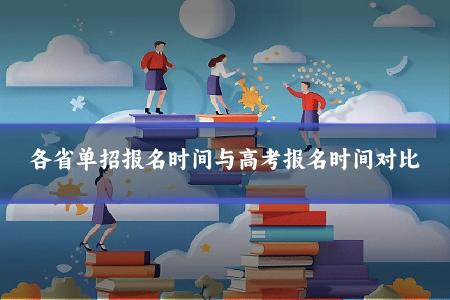 各省单招报名时间与高考报名时间对比
