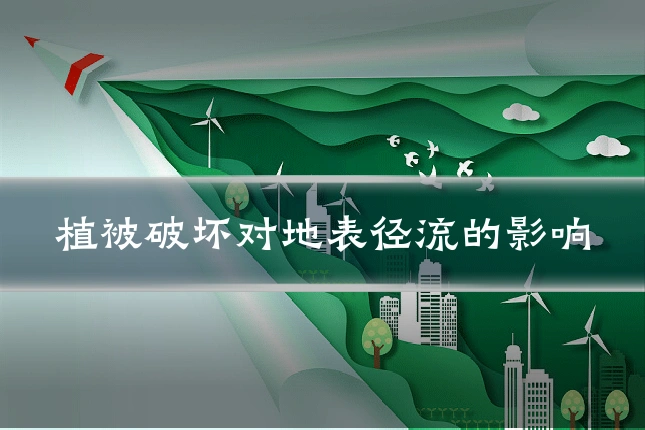 植被破坏对地表径流的影响