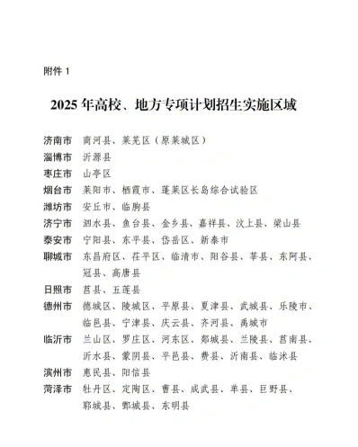 地方专项