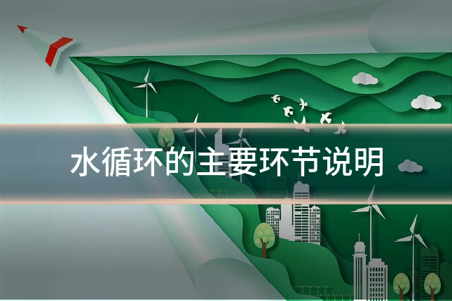 水循环的主要环节说明
