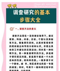 调研步骤