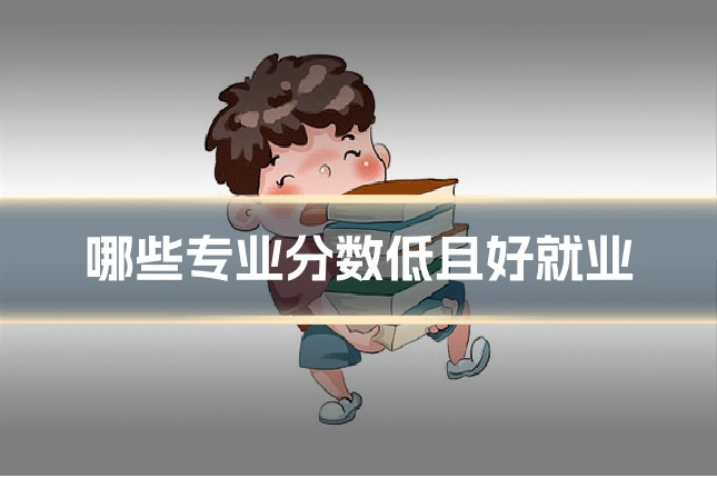 哪些专业分数低且好就业