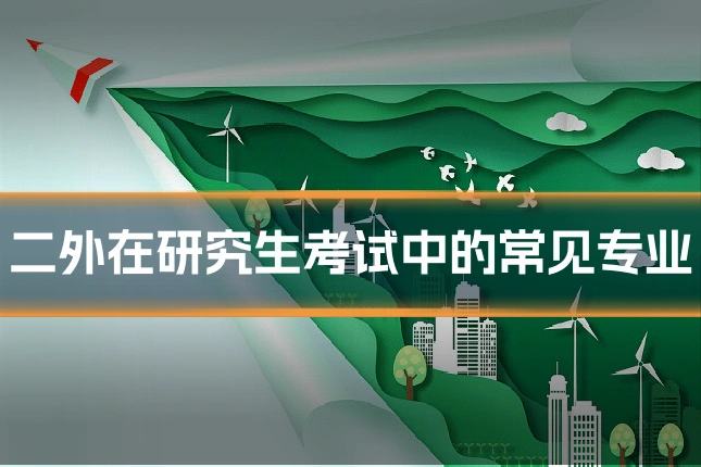 二外在研究生考试中的常见专业