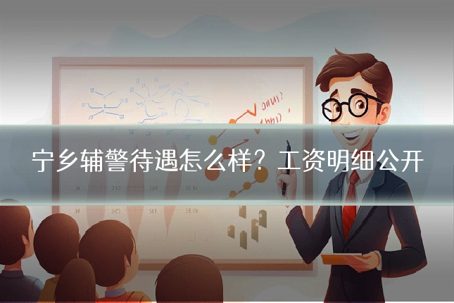 宁乡辅警待遇怎么样？工资明细公开
