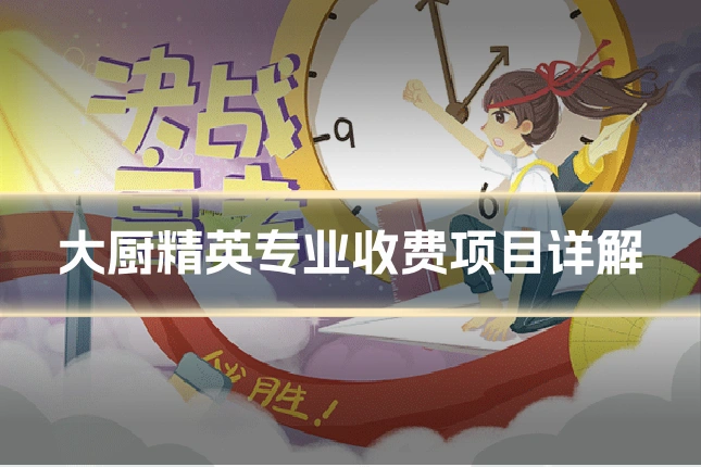 大厨精英专业收费项目详解