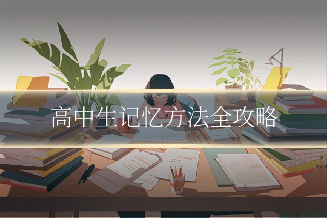 高中生记忆方法全攻略