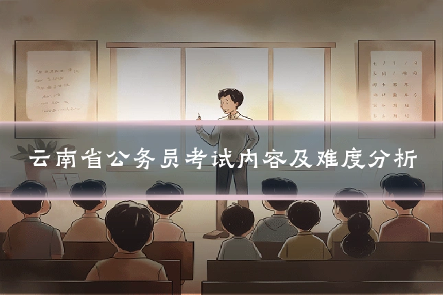 云南省公务员考试内容及难度分析