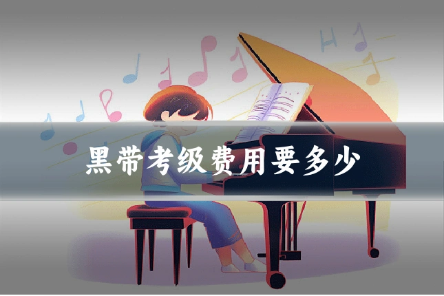 黑带考级费用要多少
