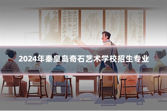 2024年秦皇岛奇石艺术学校招生专业