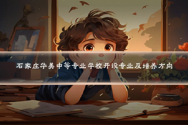 石家庄华美中等专业学校开设专业及培养方向