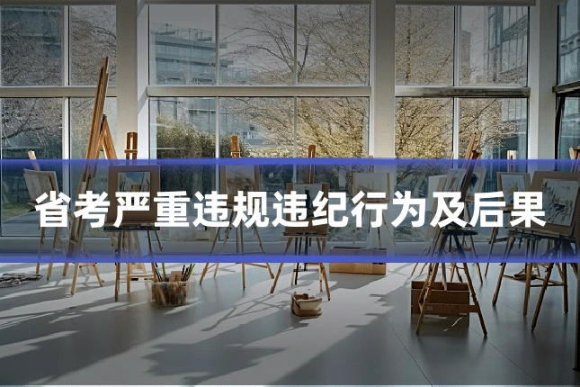 省考严重违规违纪行为及后果