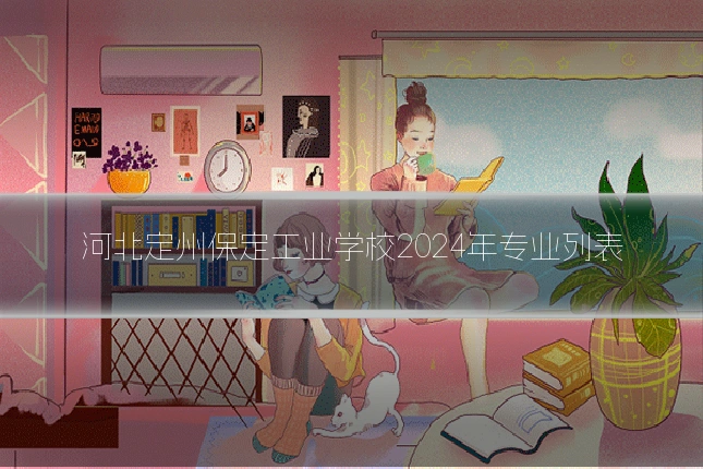 河北定州保定工业学校2024年专业列表
