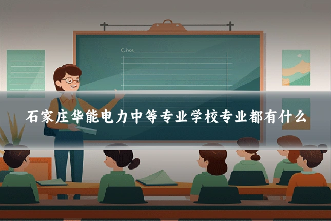石家庄华能电力中等专业学校专业都有什么