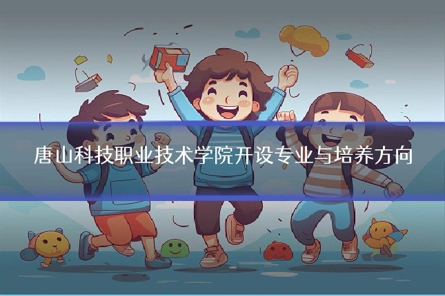 唐山科技职业技术学院开设专业与培养方向