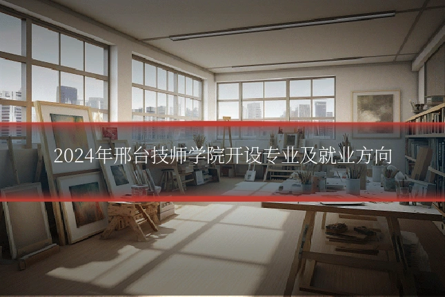 2024年邢台技师学院开设专业及就业方向