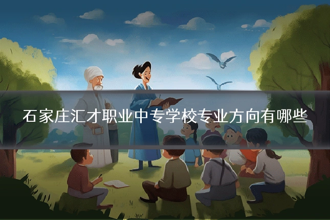 石家庄汇才职业中专学校专业方向有哪些