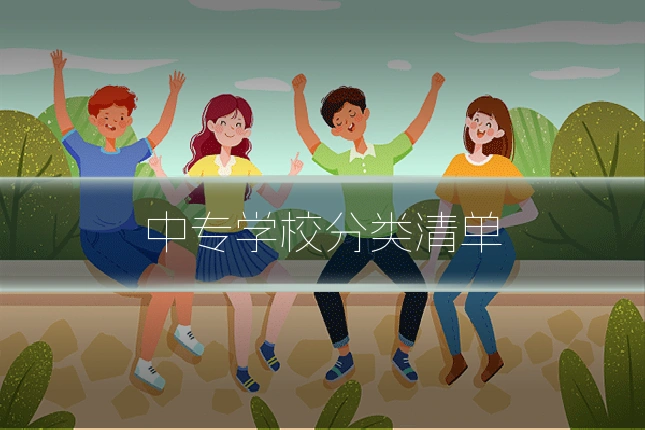 中专学校分类清单