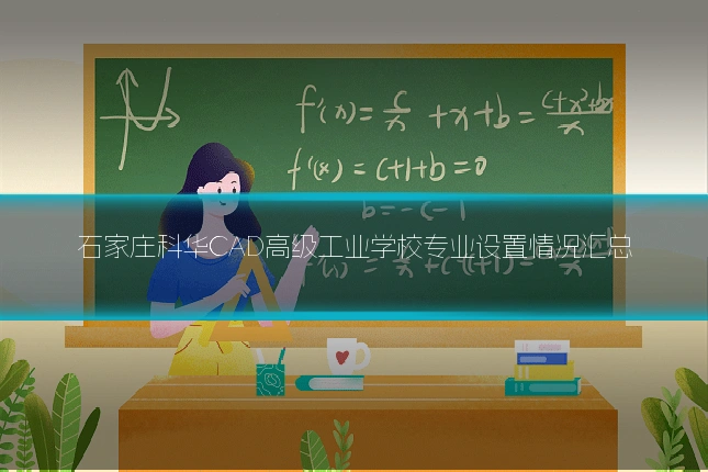 石家庄科华CAD高级工业学校专业设置情况汇总