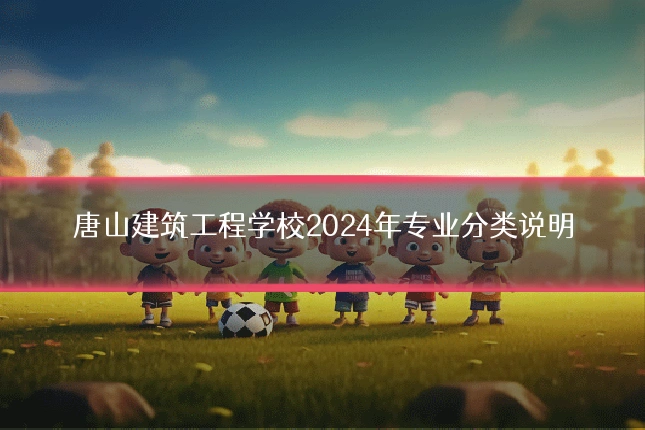 唐山建筑工程学校2024年专业分类说明