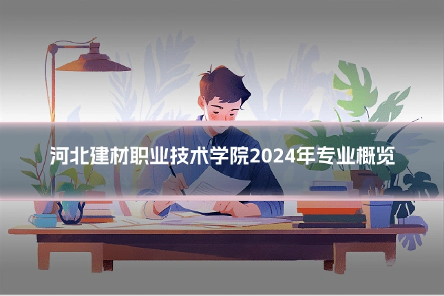 河北建材职业技术学院2024年专业概览