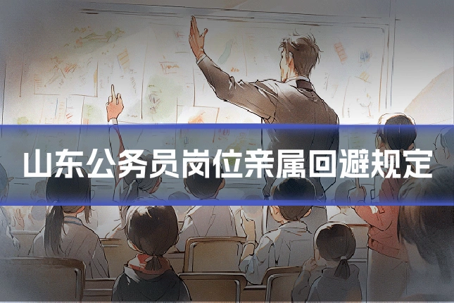 山东公务员岗位亲属回避规定