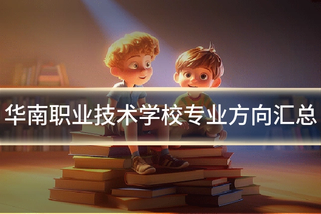 华南职业技术学校专业方向汇总