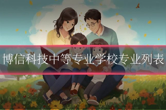 博信科技中等专业学校专业列表
