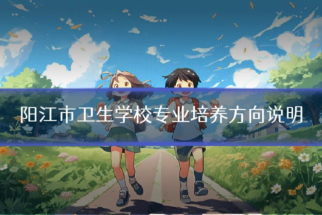 阳江市卫生学校专业培养方向说明