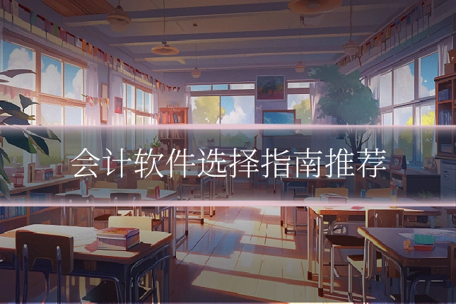 会计软件选择指南推荐