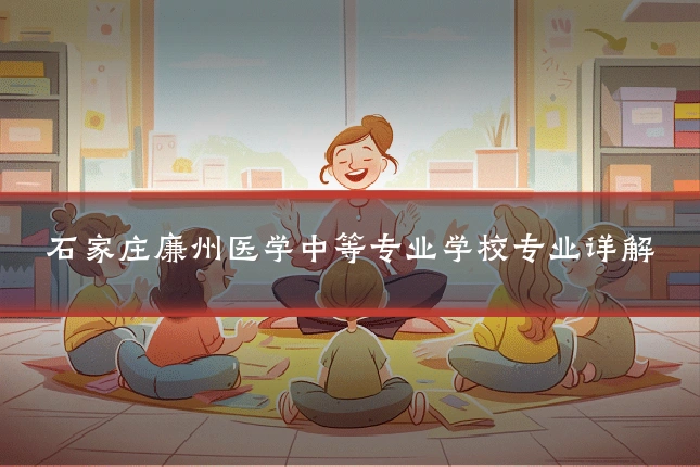石家庄廉州医学中等专业学校专业详解