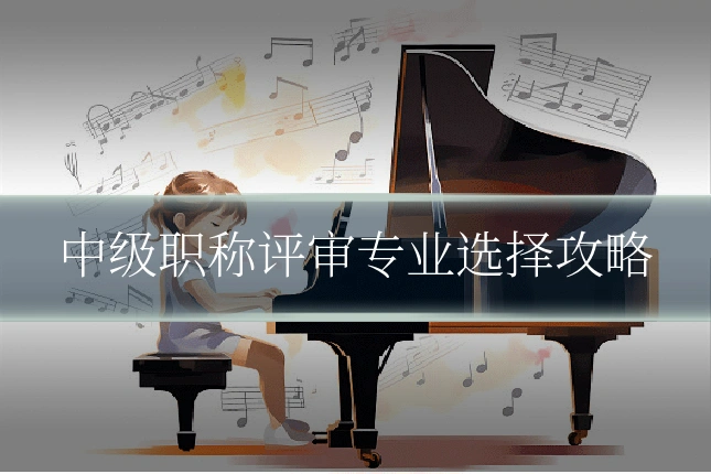 中级职称评审专业选择攻略