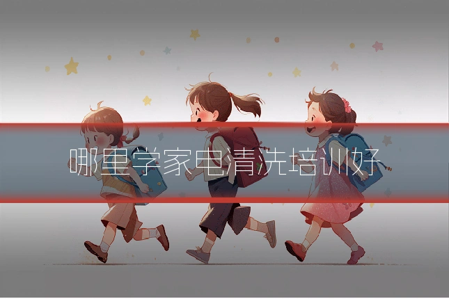 哪里学家电清洗培训好