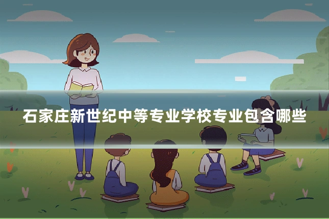 石家庄新世纪中等专业学校专业包含哪些