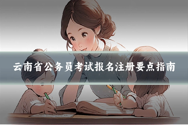 云南省公务员考试报名注册要点指南