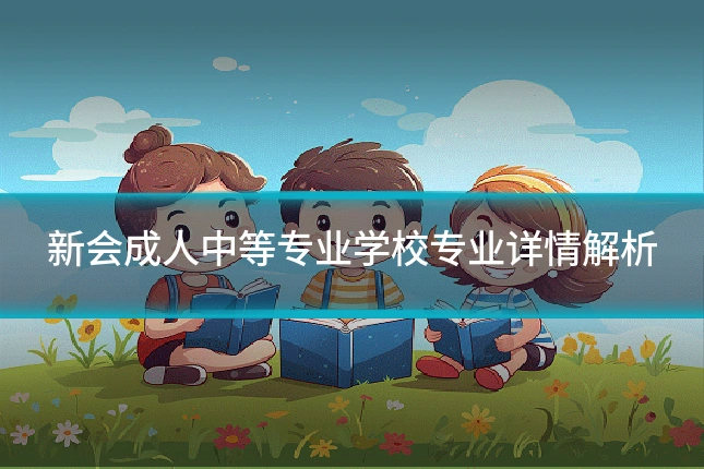 新会成人中等专业学校专业详情解析