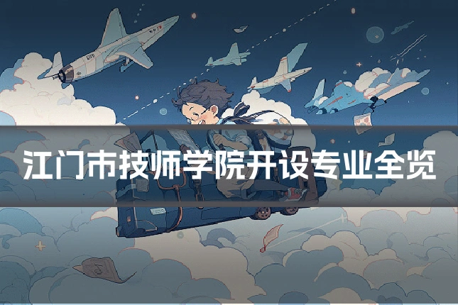 江门市技师学院开设专业全览
