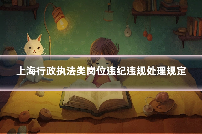 上海行政执法类岗位违纪违规处理规定