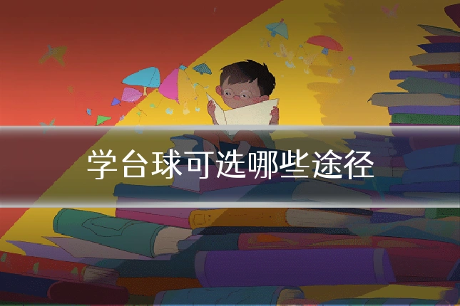 学台球可选哪些途径